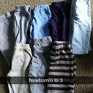Newborn and 0/3 month pants